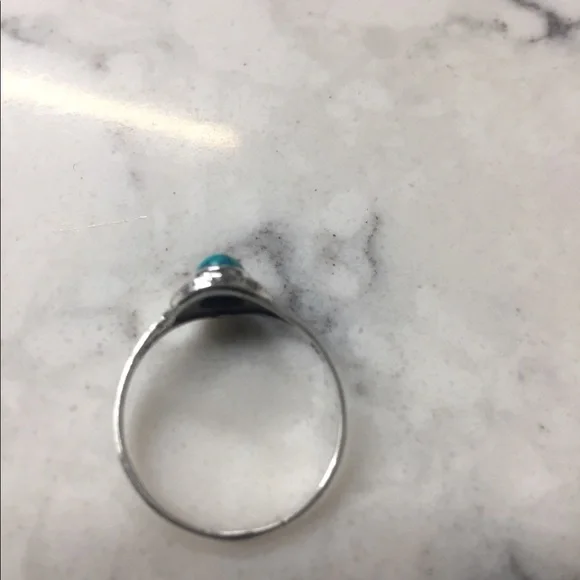 New Sterling Silver Turquoise Ring - Picture 12 of 12